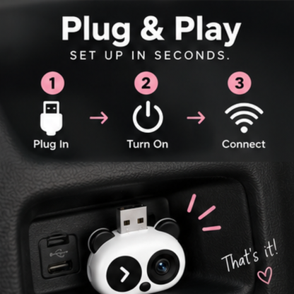 PandaDash™ Baby Car Monitor