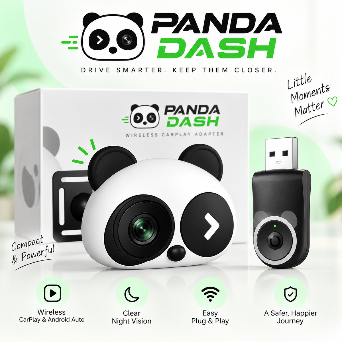 PandaDash™ Baby Car Monitor